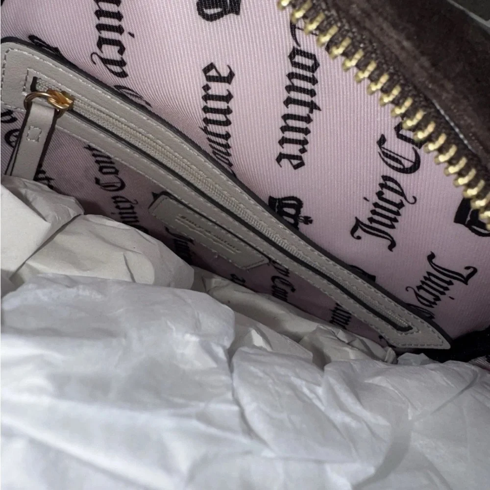Viral Vintage Juicy Couture The key to Juicy Chocolate Md Backpack NWT EXCLUSIVE